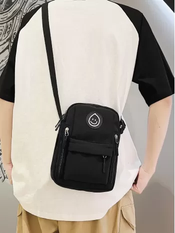 Mini Square Bag Cartoon Patch Decor